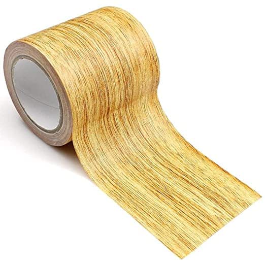 Woodgrain Duct Tape,5.7cmx4.57m Wood Effect Tape Waterproof Imitation Wood Tape for Laminate Floor Scratch Repair Natural