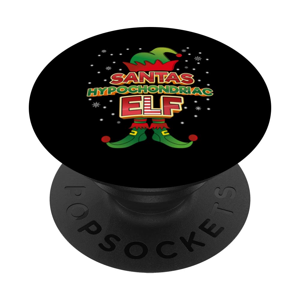 Hypochondriac Elf Christmas Matching Costumes X-Mas PopSockets Swappable PopGrip