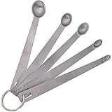 Kesheng Mini Stainless Steel Measuring Spoons Set of 5