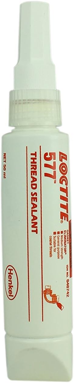 Loctite 577 Thread Sealant Fast Cure Medium Strength Pipe Seal 50ml - 20 Pack