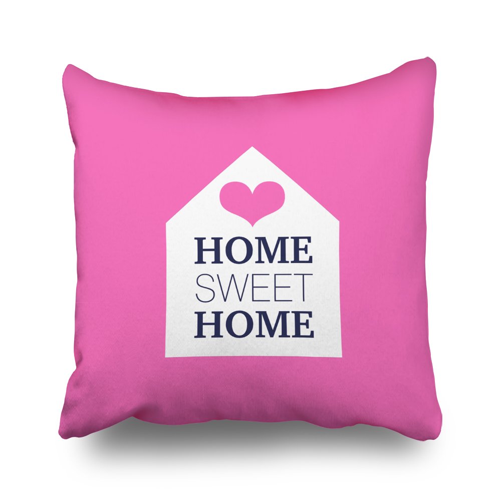 And Cotton Zipper Hidden Decorative Gift Pillowcase Cover Cushion Sofa Home Home Sweet Inch Home 16 X 16 Couch Bed For Covers Pillows Throw Pakaku Polyester Sunlight Beach Summer Decorative Pillows Patio Seating More Order