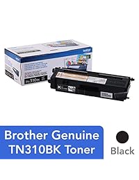 Brother TN310BK Black Toner Cartridge for Brother Impresoras Láser   Empaquetado al por menor