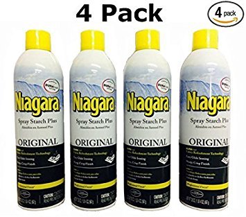 Niagara Spray Starch Plus 20oz - Original with DURAfresh Technology (4-Pack)
