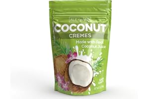 ALE + WANG Coconut Cremes Hard Candy | Made with 100% Pure Coconut Milk | Great Alternative to Chocolate, Caramel, and Toffee (1-Pack)