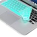 GMYLE Comfortable Touch Ultra Thin Soft Protector Keyboard Cover Compatible for MacBook Air 13 inch (A1369/A1466), Old Version Pro 13 inch (A1278/A1425/A1502), Old Pro 15 inch (A1398) - Turquoise Blue