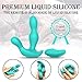 Vibrating Butt Plug with 10 Vibration Modes, Wireless Remote Control Anal Vibrator Waterproof Silicone Rechargeable Sex Toy for Men and Women (Blue)