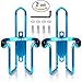 Dimples Excel Bike Bicycle Water Bottle Cage (2 Pack) (2 PACK ( Blue + Blue ))