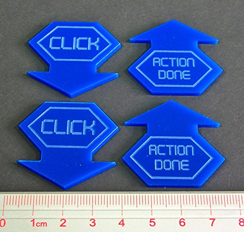 Net Hacker Click Tokens, Blue (4)
