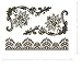 Terra Tattoos Gold Black Metallic Temporary Tats 75+ Vintage Designs Floral, Mandalas, Vines, Roses Waterproof Nontoxic Lasting Perfect for Beach, Festivals, & more!