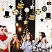 KatchOn, Happy New Year Hanging Swirls - Pack of 30 | Black and Gold New Years Eve Party Supplies 2025 | Happy New Year Decorations 2025 | New Years Hanging Decorations | New Years Eve Decorations