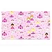 1 Pink Pillowcase, Princess Print Pillow Cover for Toddler/Travel Pillows
