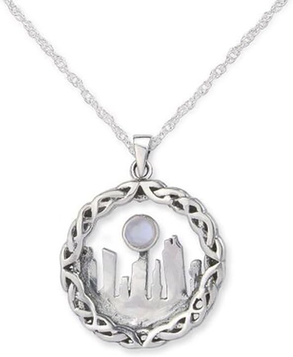 The Celtic Ranch HAY Standing Stone Pendant L