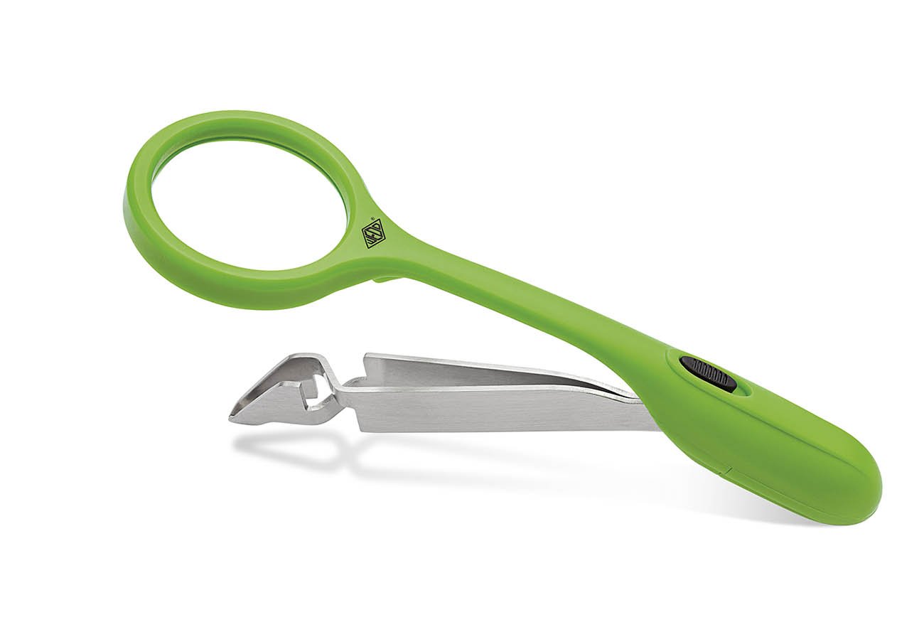 Wedo Quickex Tick Tweezers with Magnifier and LED Light
