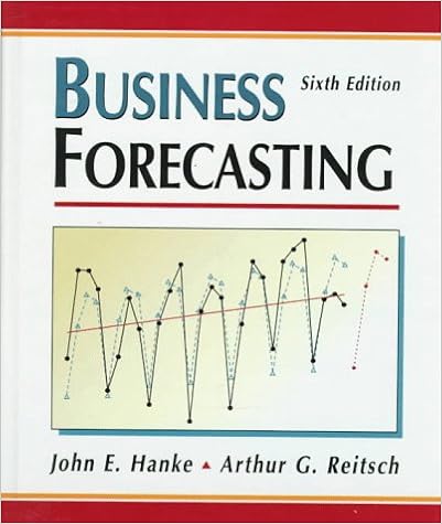 Business Forecasting 6th Edition Hanke John E Reitsch Arthur G 9780137607457 Books