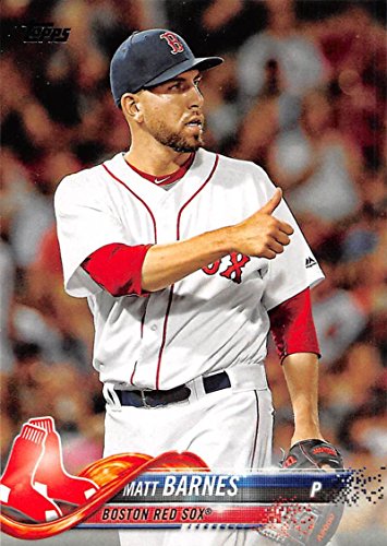 Amazon Com 2018 Topps 152 Matt Barnes Boston Red Sox Baseball