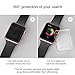 (2 Pack) Zeasine Compatible with Apple Watch Case 42mm Series 3/2, Compatible with Apple Watch Screen Protector, Compatible with iWatch Case
