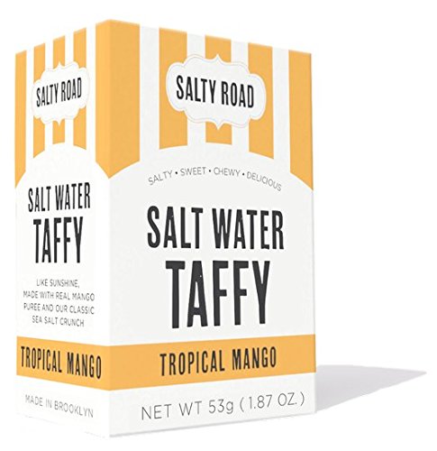 Salty Road Gourmet Saltwater Tropical Mango Taffy 1.87 oz Box