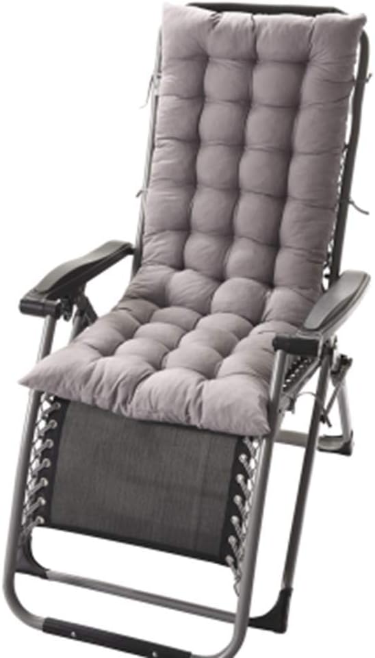 Cojín Chaise Lounge, cojín para Silla de Mimbre Patio con Respaldo Alto