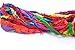 Darn Good Yarn Recycled Handmade Sari Silk Ribbon Tibet Jewels Multicolor Yarn | Silk Ribbon Knitting Yarn, Crochet Yarn, Jewelry Making, Weaving Yarn, Gift Wrapping Ribbon | 100 gram, 130 Feet