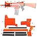 WOLFBUSH Stryfe Mod Kit Orange, Worker f10555 3D Printed Front Tube with 25CM Inner Pipe for Nerf Stryfe