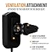 Car Charger, Alpatronix CX100 9.6A 4 Port Rapid USB Charging Cigarette Lighter Socket Adapter w/Smart Identification for iPhone, iPads, Android, Samsung, Tablets, Other Mobile Phone Devices - Black