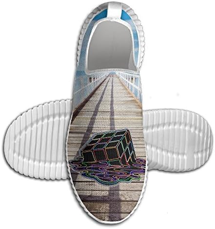 Melting Rubik's Cube Men Casual Running Shoes Sneakers