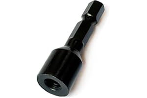 Yoliko 1/4"-20 Hanger Bolt Driver Double Headed Wood Screws Fully All Threaded Rod Threaded Insert Hexagon Head Drill Driver Bits