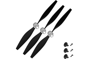 MOONZEAMUS 3 Sets Rc Plane Propeller with Propeller Savers and Adapters for VOLANTEXRC 761-8 761-9 T28 F4U P51 Airplane New Version