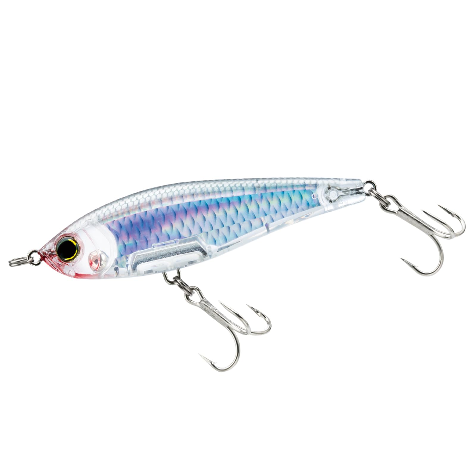 Yo-Zuri 3D Inshore Twitchbait Slow Sinking Lure, Ghost Shad, 90mm/3-1/2"