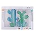 5D Full Drill Diamond Painting Kit, DIY Diamond Rhinestone Painting Kits for Adults and Children Embroidery Arts Craft Home Decor 14.2 x 10.2 inch (2PCS Cactus)