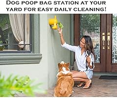 Anypaws Lovely Dog Butt Indoor Outdoor Pet Waste Bag Dispenser For