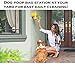 AnyPaws Lovely Dog Butt Indoor-Outdoor Pet Waste Bag Dispenser for Front Yards, Backyards, Storefronts and Camping Trips, Green