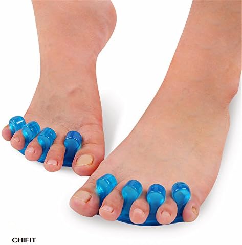 Original Gel Toe Separator ▏ Gel Streighteners ▏ Toe Stretchers for Relaxing Toes, Hammer Toe Used for Sports Activities, Yoga Practice for Men and Women ▏ Waterproof ▏ ChiFit® ▏ ♥❤