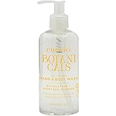 Cuccio Botanicals Hydrating Hand & Body Wash, Eucalyptus & Montana Flower, 8 oz – Soothing and Nourishing Cleanser for Soft, Refreshed Skin