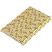Maxdot 150 Pack Biodegradable Bamboo Print Paper Drinking Straws for Drinks, Juices, Smoothies, Shakes, Party Supplies