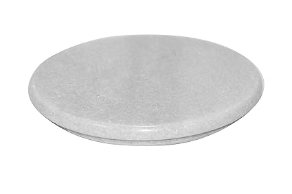 rs handicraft and marbles Marble Chakla/Rolling Board (Large Size 11'' Inch, White)