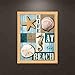 TWBB Diamond Painting for Adult 5D Diamond Painting Full Drill Paint with Diamonds fit DIY,Diamond Art Kits for Adults,Beach Oil Painting Style (Life at Beach) (Life at Beach)