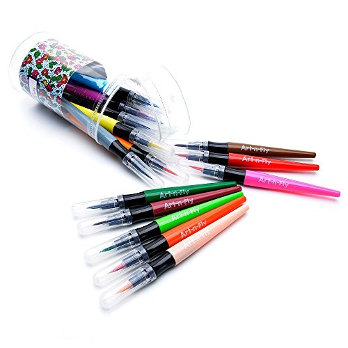 18 Brush Pens Set for Drawing Watercolor Pen Calligraphy Marker for Lettering Manga Illustration