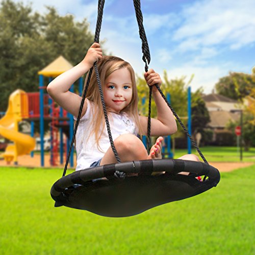 SorbusSpinnerSwingKidsIndoorOutdoorRoundMatSwingGreatforTreeSwingSetBackyard