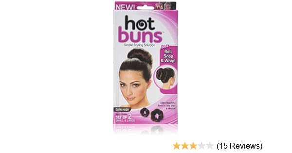 Amazon Com 2 Pc Set Hot Buns Hair Style Bun Maker As Seen On Tv