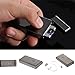 4Boss USB Rechargeable Survival Windproof, flameless, Safety, no Gas and Fluid Required, Energy-Saving Double arc Lighter. (Silver)