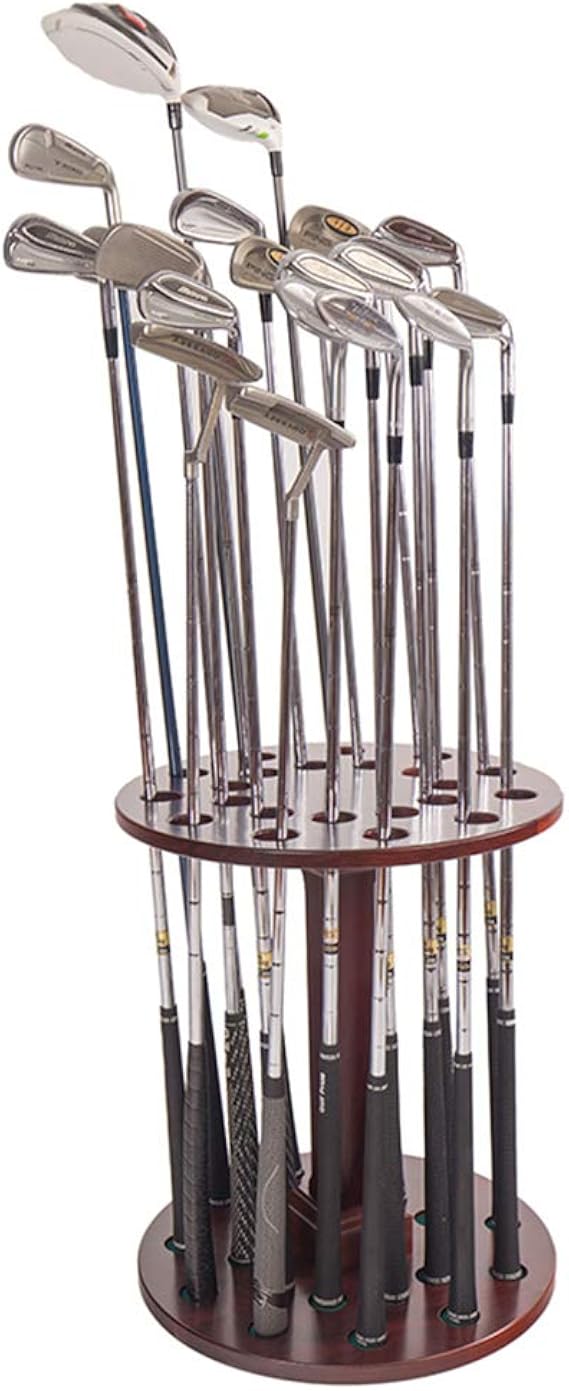 Amazon 22 Golf Club Floor Display Stand Red Mahogany Golf amazon-22-golf-club-floor-display-stand-red-mahogany-golf