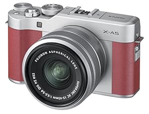 Fujifilm X-A5 Mirrorless Digital Camera w/XC15-45mmF3.5-5.6 OIS PZ Lens - Pink
