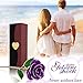 OUTAD Rose Flower, Best Gift for Valentine's Day, Mother's Day, Anniversary, Birthday Gift, Gift for Lover Mother Girlfriend, 24k Golden Plated Rose in Gift Box Purple