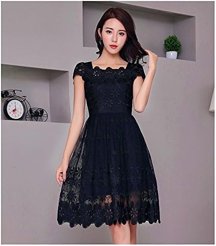 Amazon 春 S 5l出かけ パーティー 二次会 上品花柄刺繍 ドレス ワンピース 2l ブラック ワンピース チュニック 通販