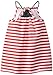 Mud Pie Little Girls' Toddler Sleeveless Casual Sun Dress, Red/White,5T