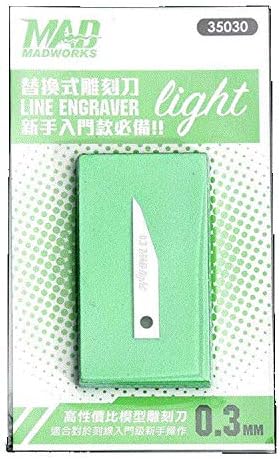 Madworks35030 Light Panel Line Engraver Scriber .3 Chisel 0.3mm