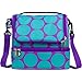 Wildkin Two Compartment Insulated Lunch Bag for Kids – School & Travel Ready - Big Dot Aqua