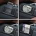 Black Universal Car Seat Side Back Pocket Storage Organizer Nylon Net Bag Phone Holder