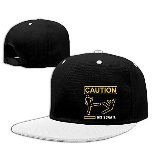 Texhood Funny This Is Sparta Fashion Snapback One Size White